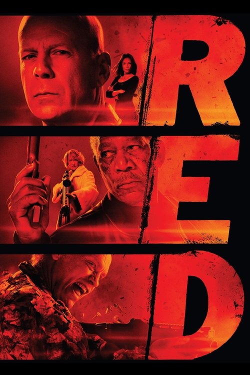 RED (2010) film posteri