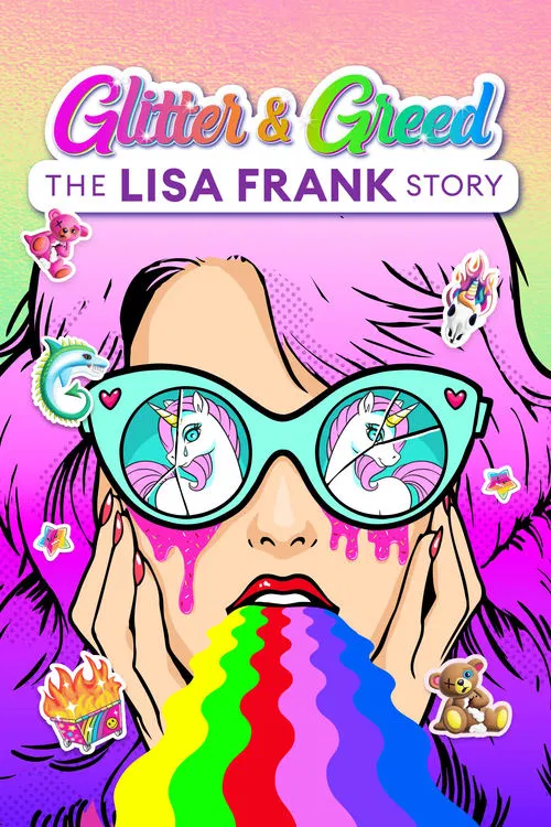 Glitter and Greed: The Lisa Frank Story (2024) film posteri