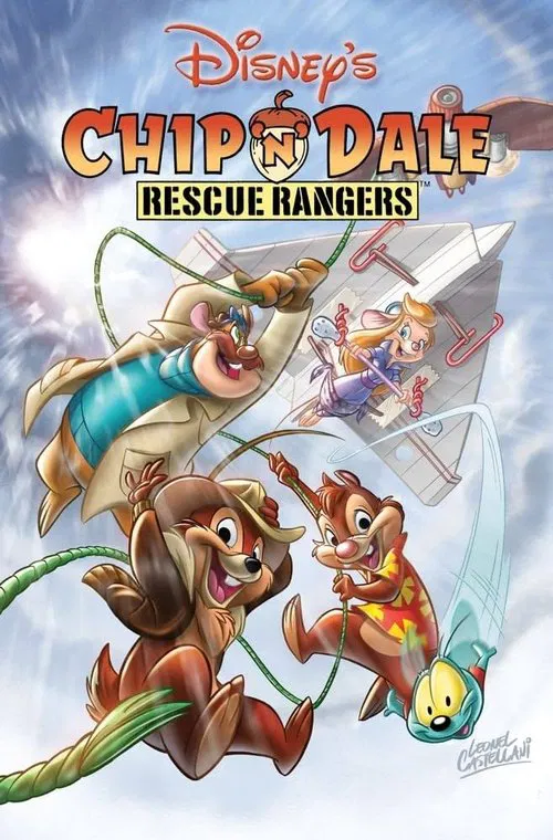 Chip'n Dales Rescue Rangers (1989) Fragman film posteri
