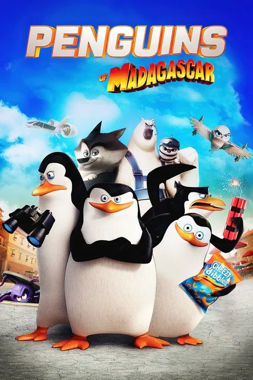 Madagaskar Penguenleri (2014) film posteri