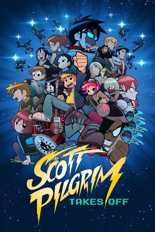 Scott Pilgrim Takes Off (2023) film posteri